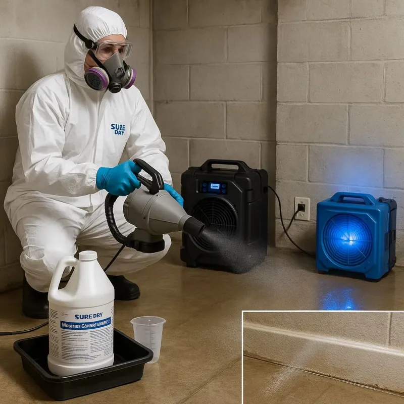 Sanitization and Odor Removal process in Trenton, NC