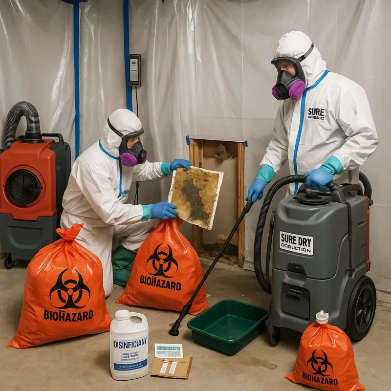 Contaminated Water Handling Protocols process in Trenton, NC
