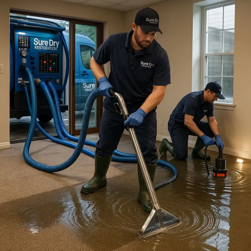 Water Extraction and Removal process in Trenton, NC